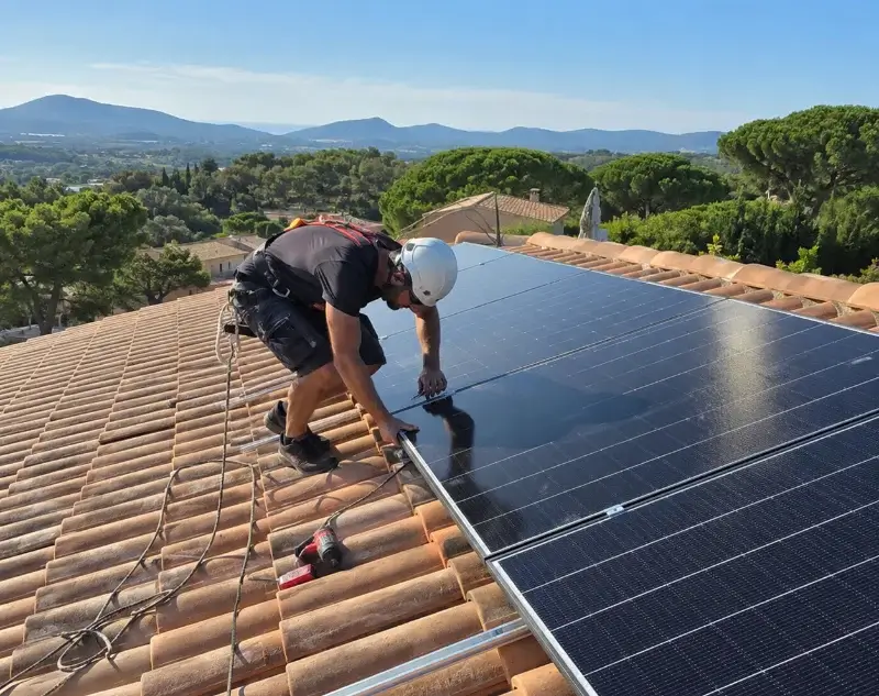 Installateur panneaux solaires Pierrefeu-du-Var — pose photovoltaïque sur toiture