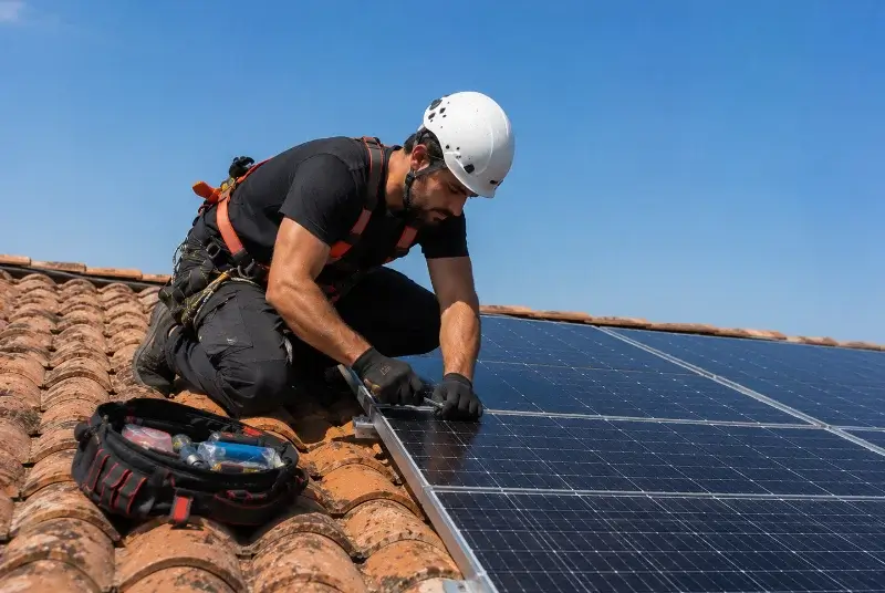 Maintenance et monitoring de panneaux solaires à Pierrefeu-du-Var